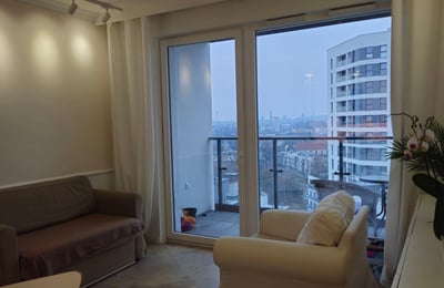 Rent of a bright 2-room apartment, Letnica district, Gdańsk, Poland